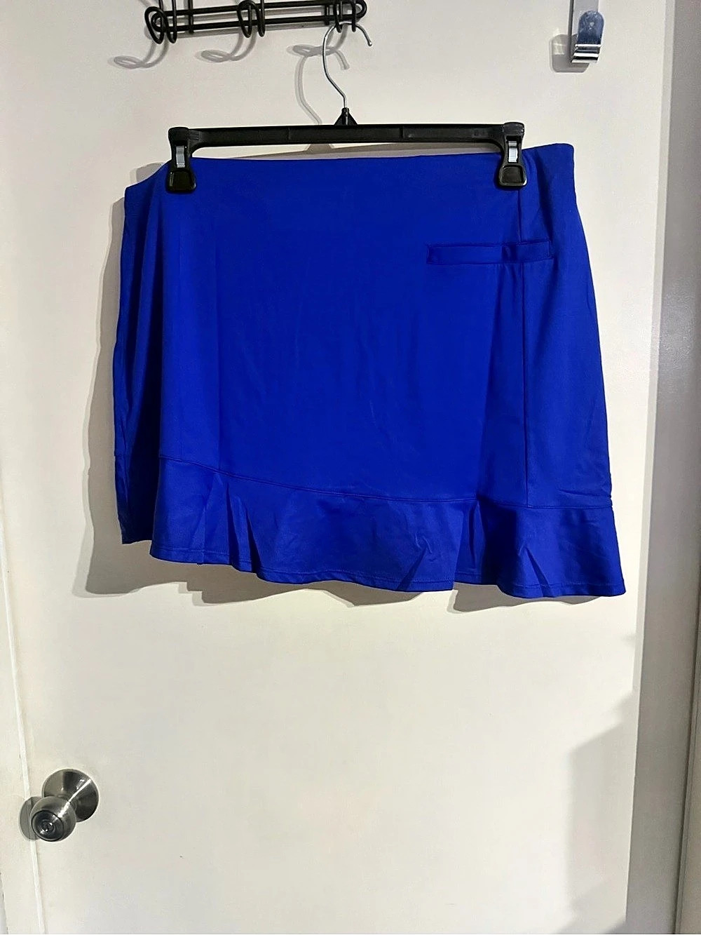 Tail Blue Ruffled Mini Skirt Size XL